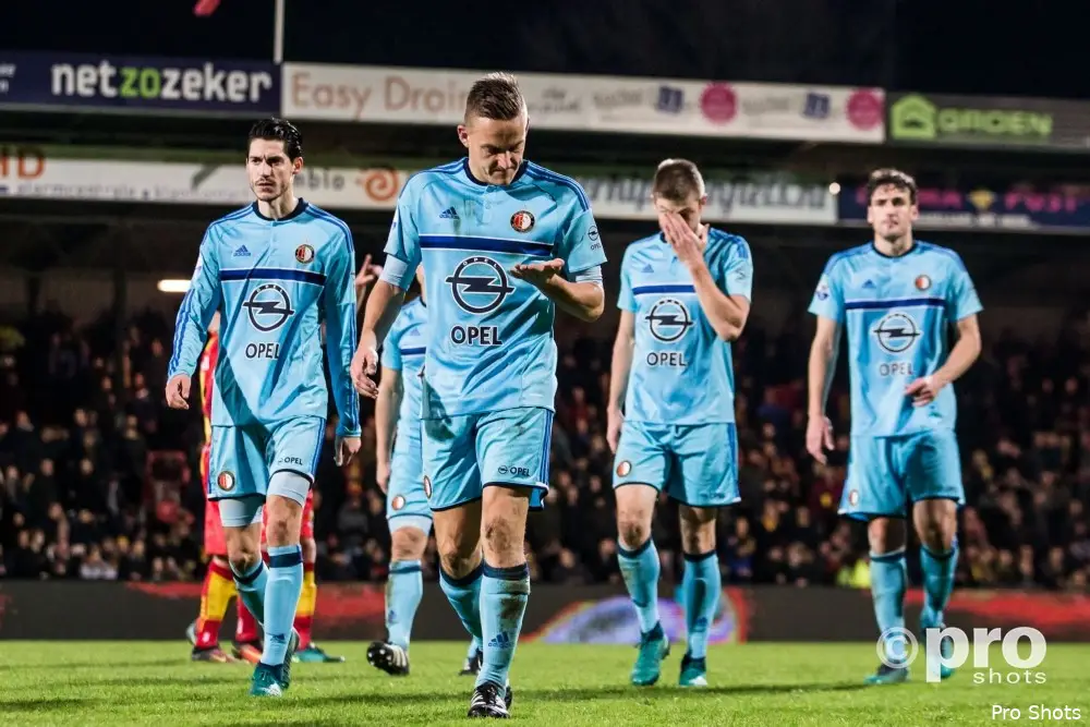 Wanvertoning Feyenoord tegen Go Ahead Eagles