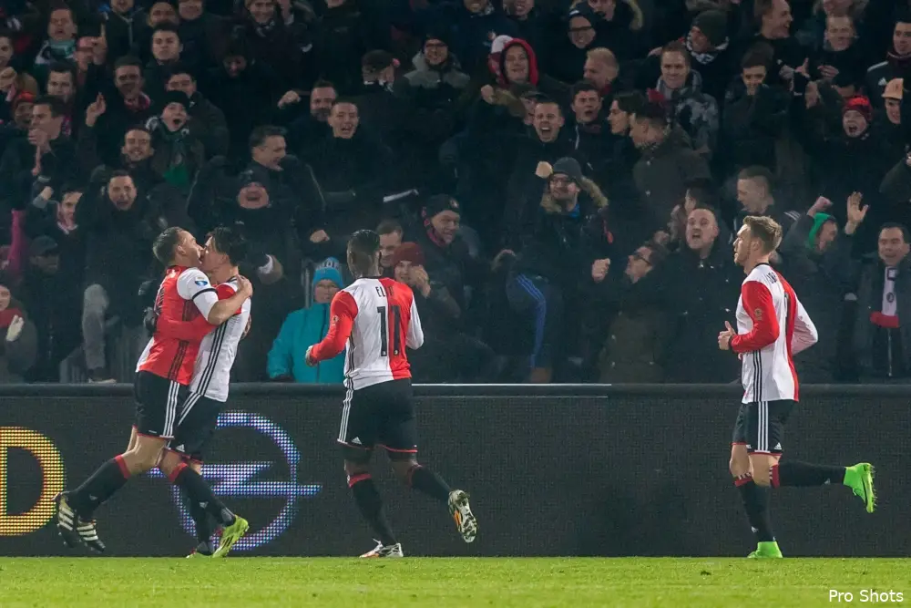 Eredivisie: Feyenoord blijft vijf punten voor