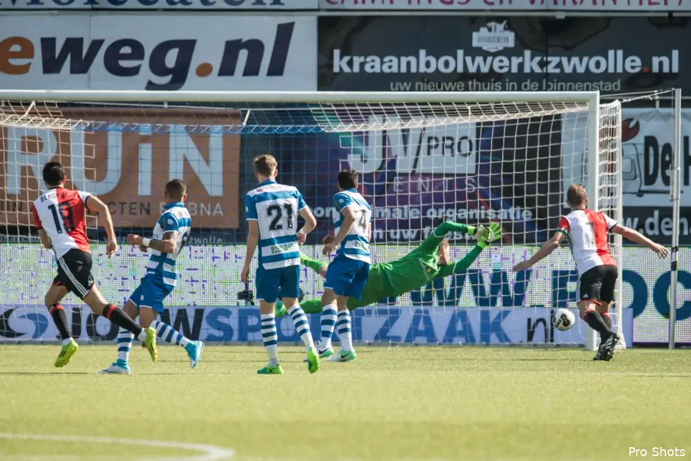 Samenvatting PEC Zwolle - Feyenoord