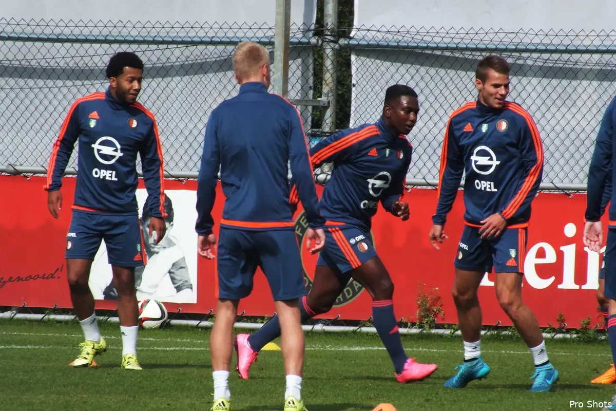 Pittige partijvormen op donderdagtraining
