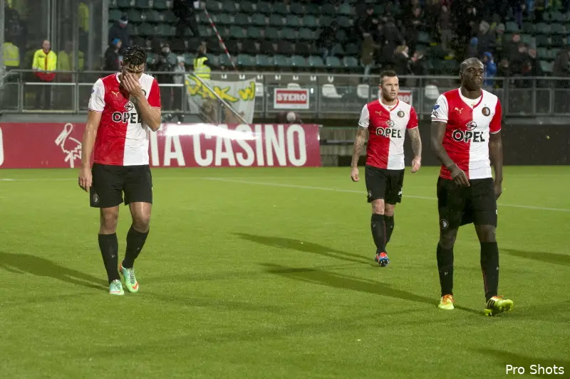 Statistiek: 13 verliespunten tegen clubs uit rechterrijtje