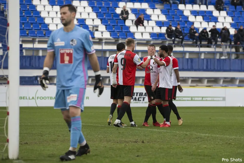 Feyenoord wint in matig oefenduel