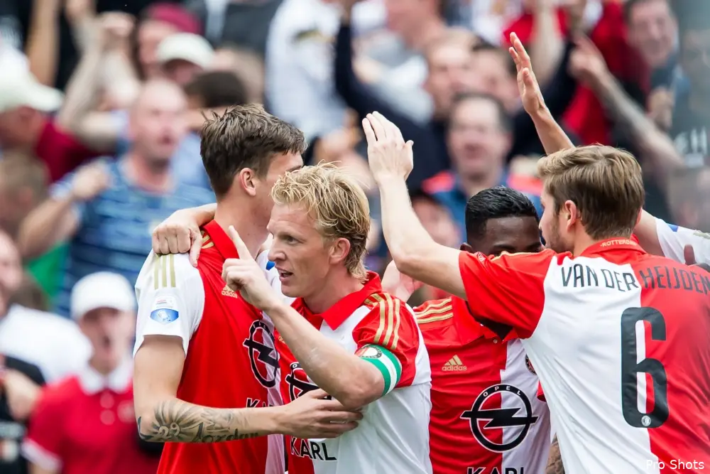 Kuyt en Elia vellen PEC Zwolle in De Kuip