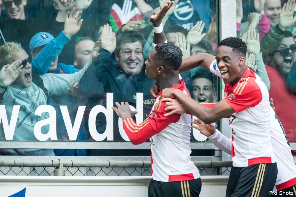 Feyenoord repareert achterstand tegen De Graafschap