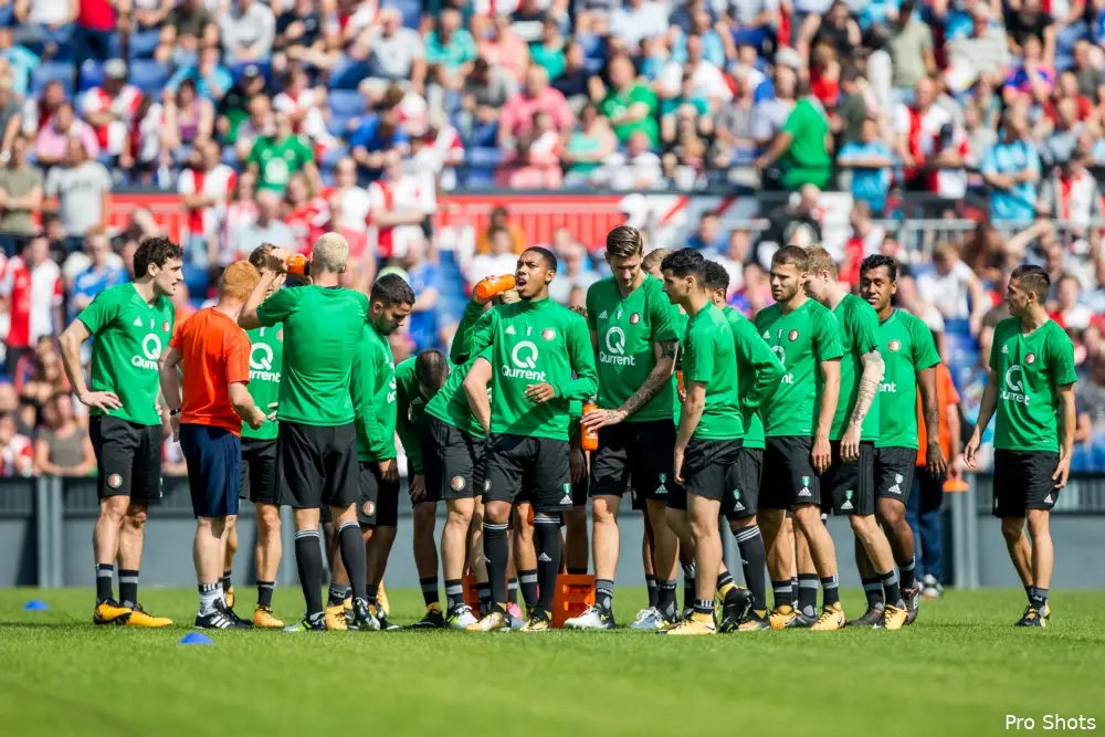 Eerste openbare training in De Kuip