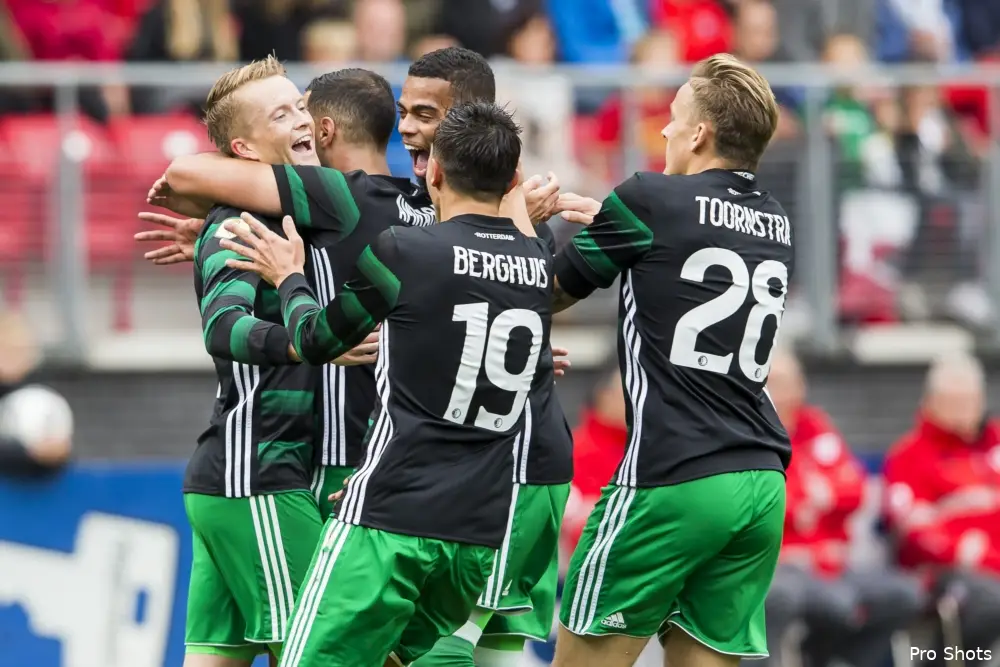 Berghuis uitblinker bij overtuigende zege Feyenoord