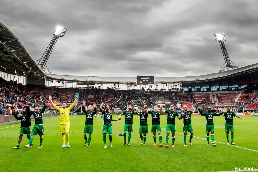 Eredivisie: Feyenoord ziet AZ gelijkspelen