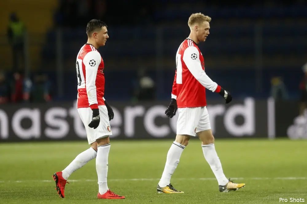 Groep F: Feyenoord uitgeschakeld in de Champions League