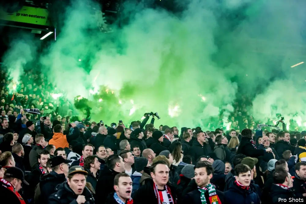 Feyenoord in uitverkochte Kuip op jacht naar finaleplek