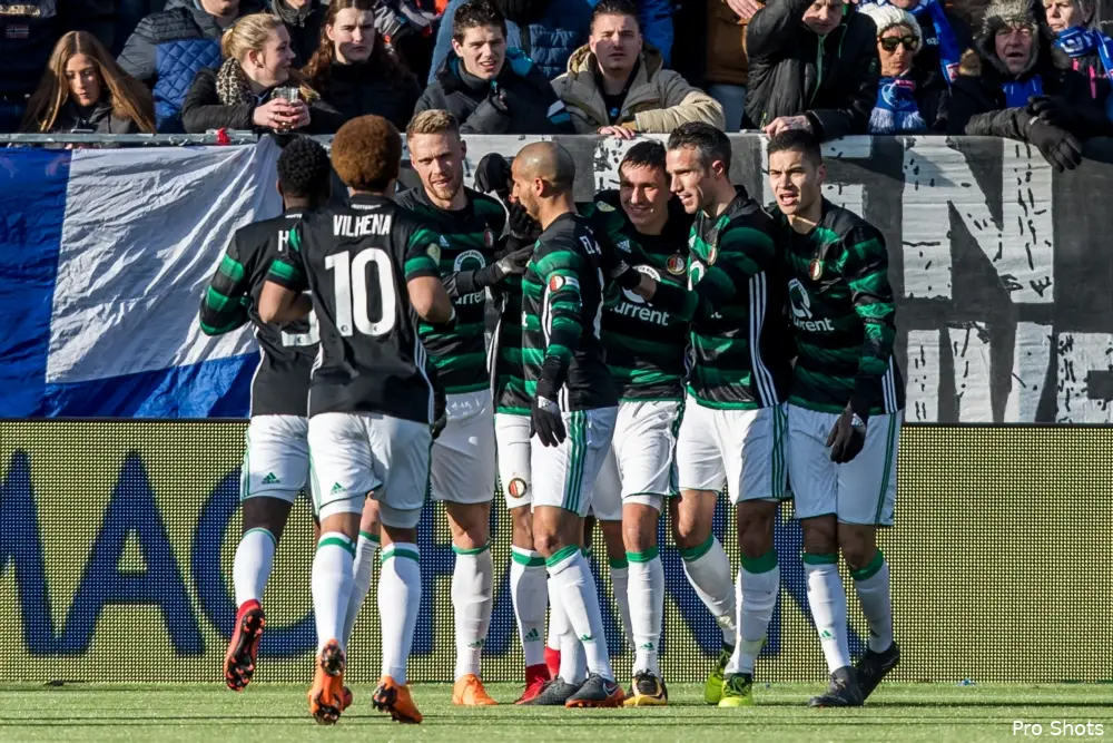 Feyenoord wint eerste uitduel in 2018