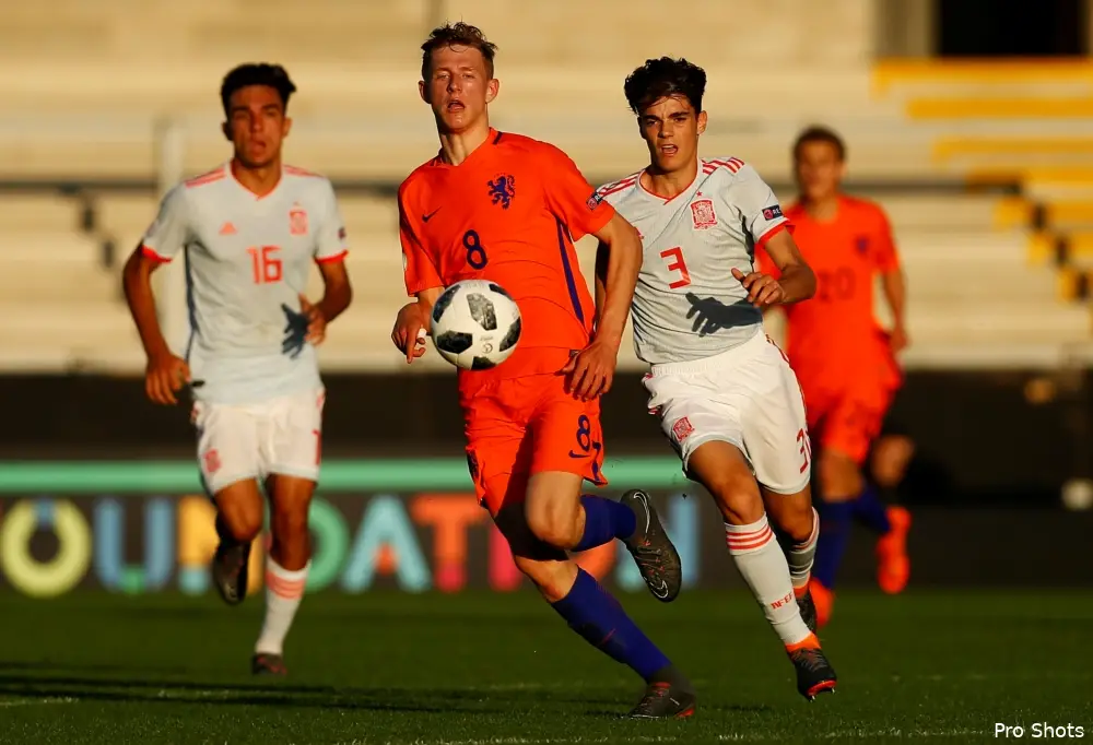 Feyenoorders verliezen met Oranje O19 van Ierland O19