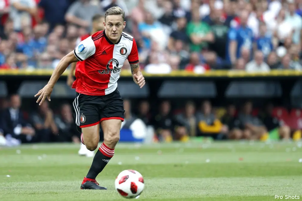 Vermoedelijke opstelling: Jørgensen, Van Persie en Toornstra