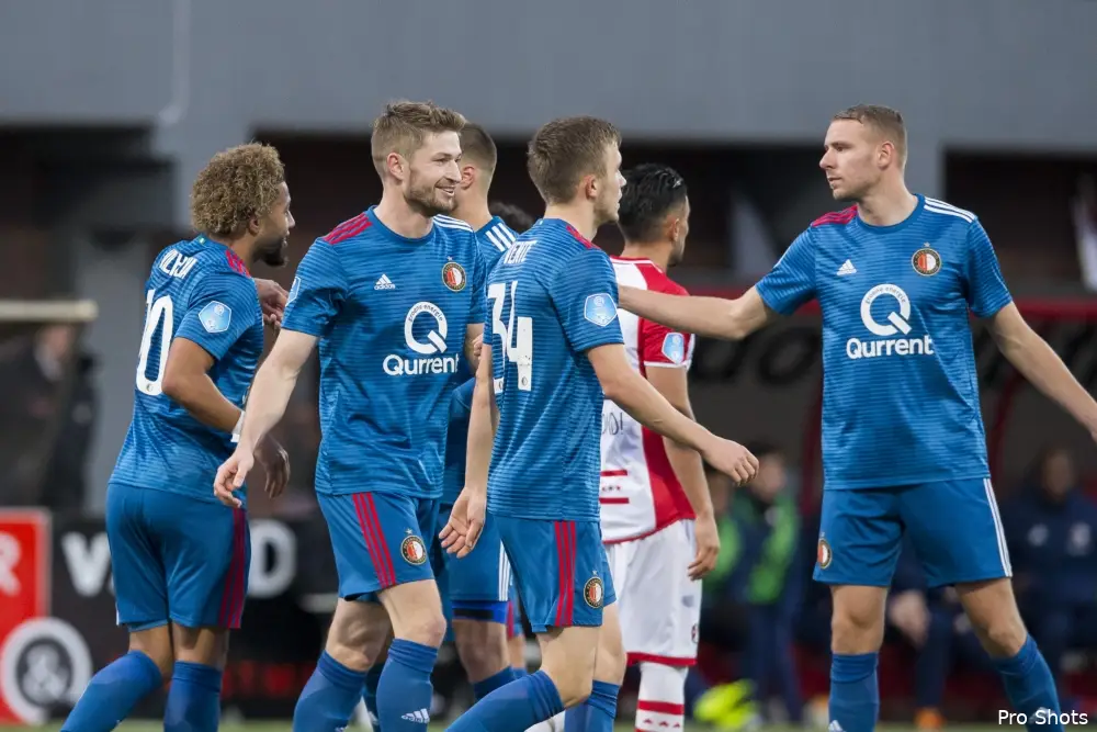 Eredivisie: Feyenoord nog steviger op plek drie