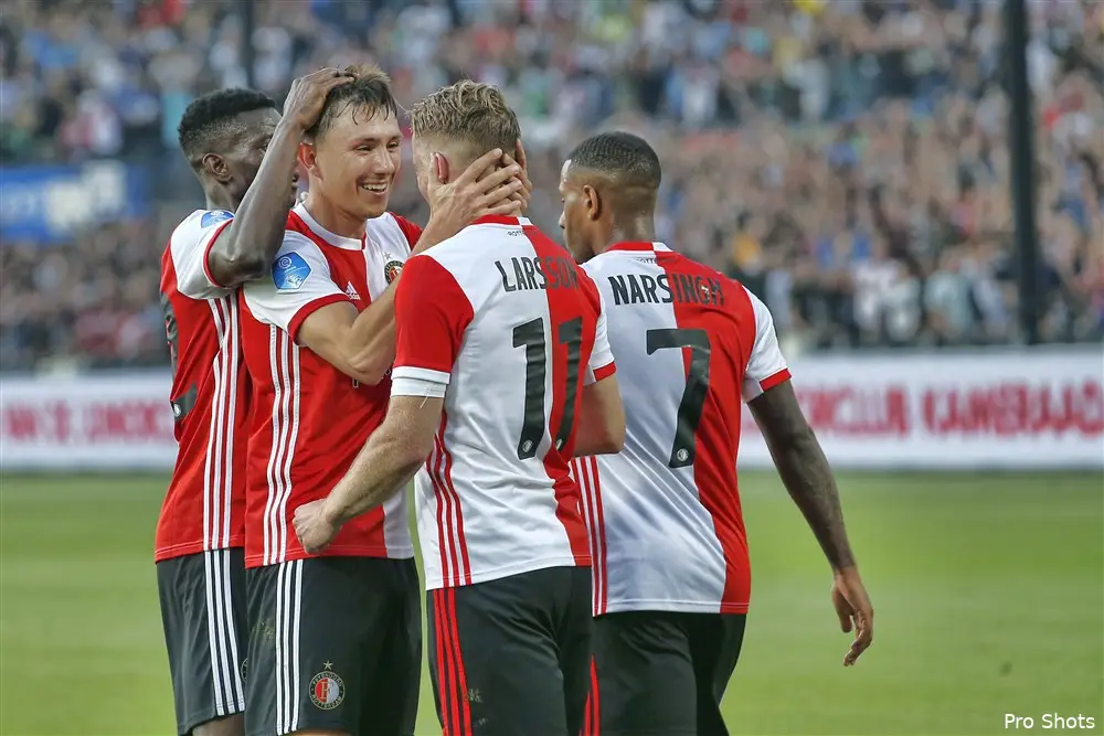 Feyenoord met één been in Europa League na ruime zege
