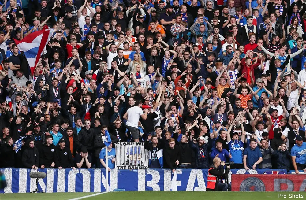 Rangers-supporters: ''Hartelijke ontvangst in Rotterdam''