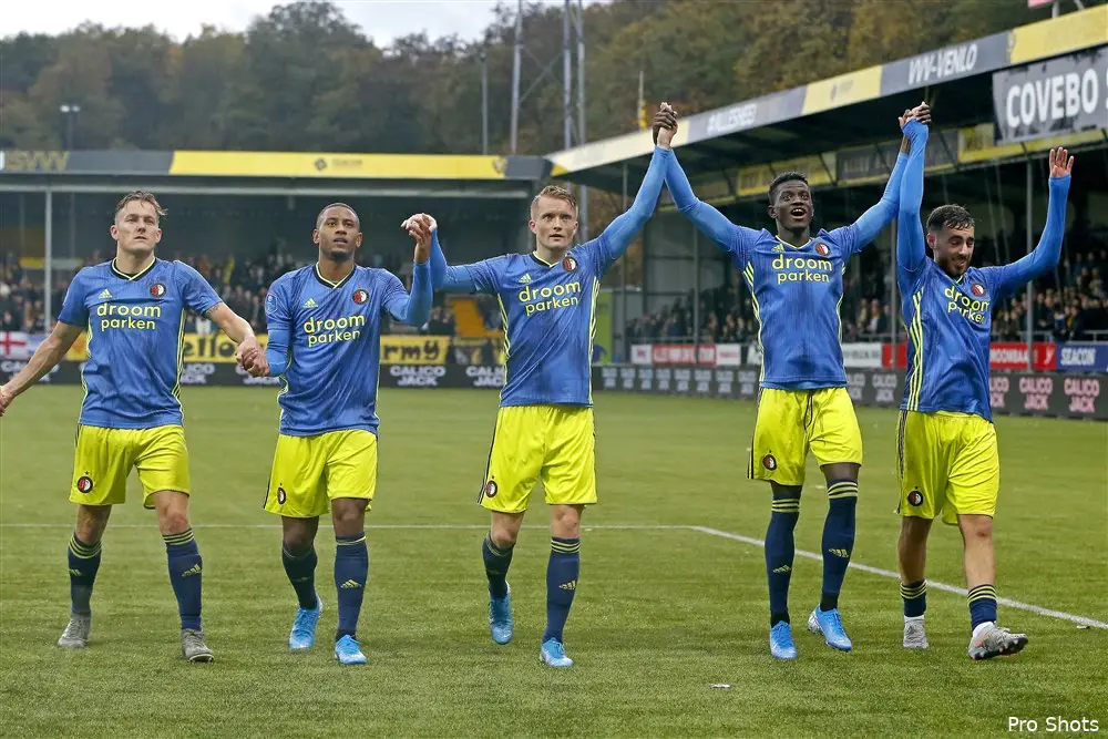 Eredivisie: Feyenoord naar tiende plaats