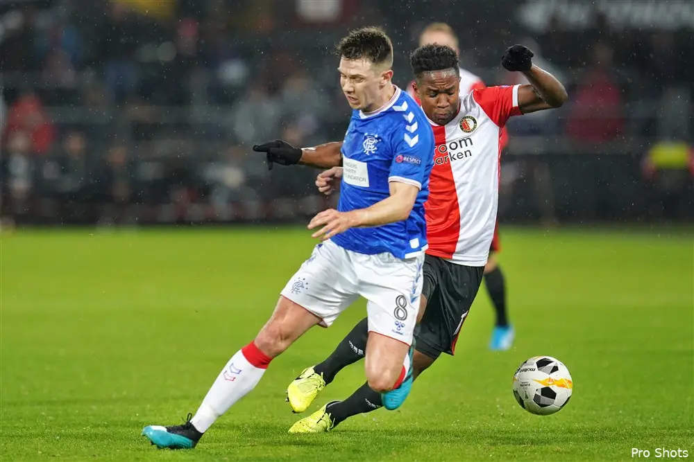 Feyenoord speelt gelijk tegen Rangers FC