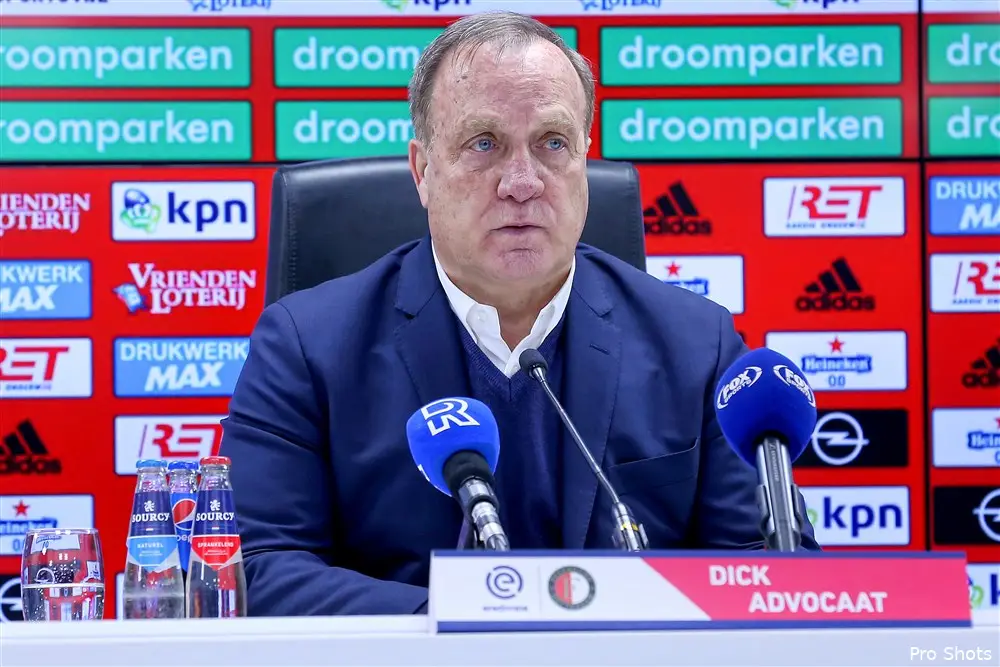 Afgelopen | Advocaat blikt vooruit op Fortuna Sittard-uit