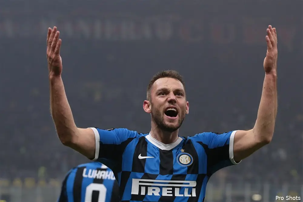 De Vrij met Inter kampioen van Italië