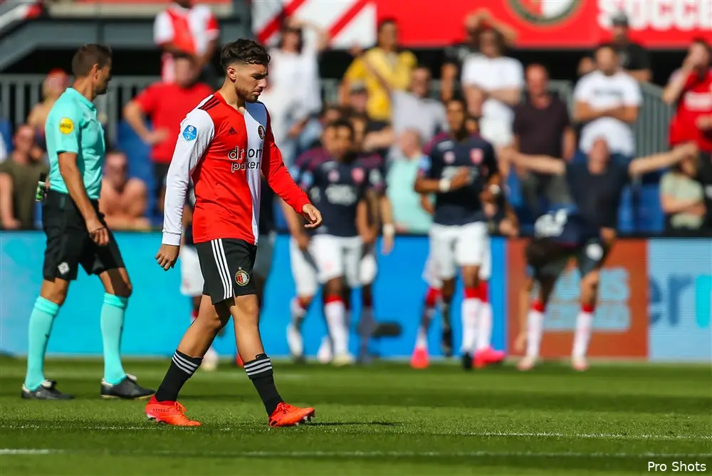 Eredivisie: Feyenoord zakt naar de zevende plek