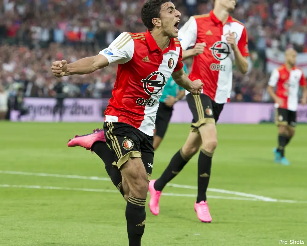 Kuyt en Bilal schieten Feyenoord langs Vitesse