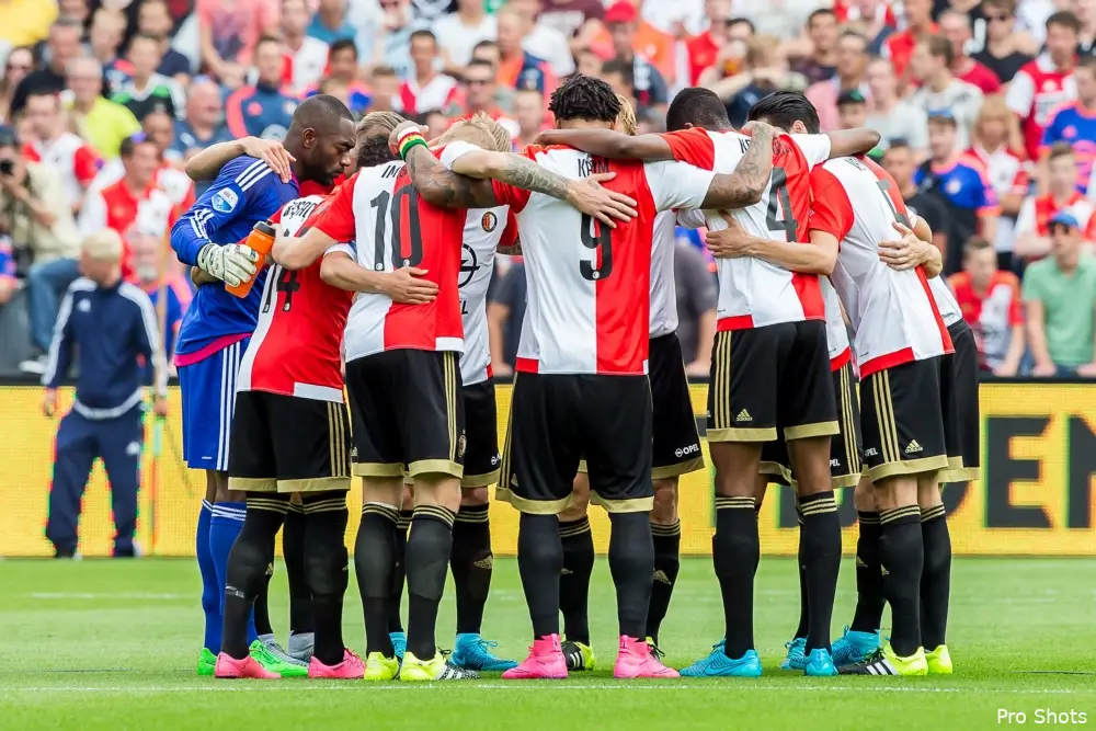 Feyenoord in top-3 van minste buitenlandse spelers