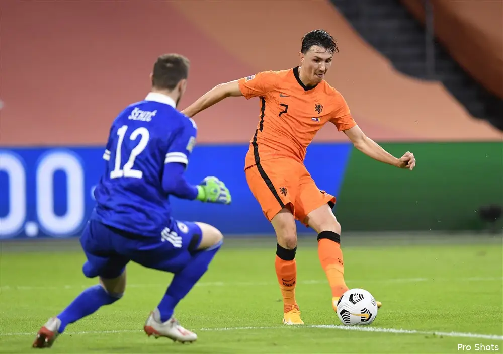 Basisplaats Berghuis in Oranje verdiend: ''Zelf afgedwongen''