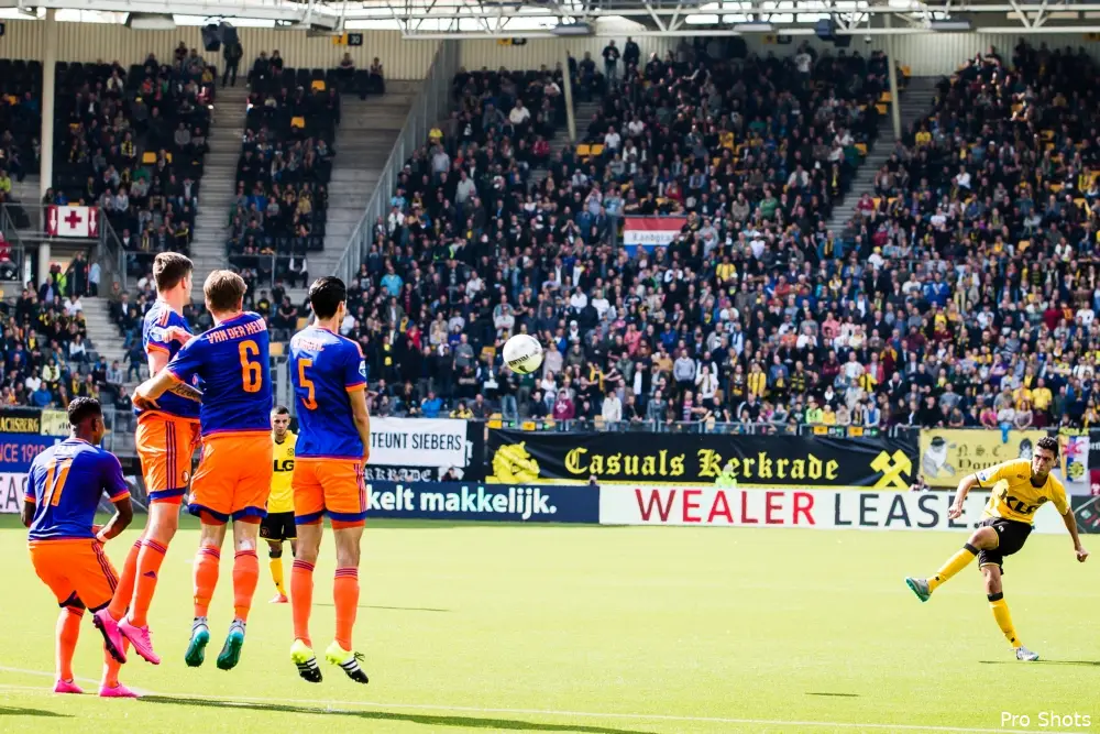 Puntverlies Feyenoord na gevecht in Limburg