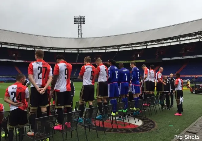Officiële selectiefoto gemaakt in De Kuip