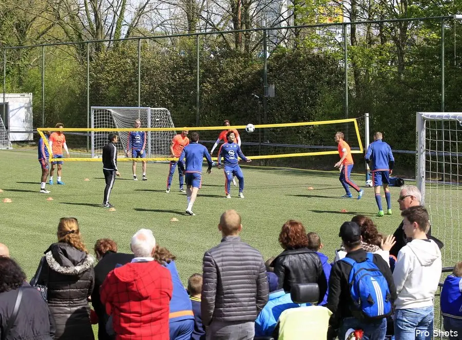Laatste competitieweek van start met drukbezochte uitlooptraining
