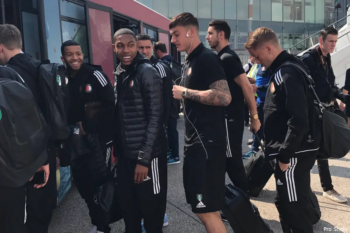 Feyenoord veilig geland in Napels