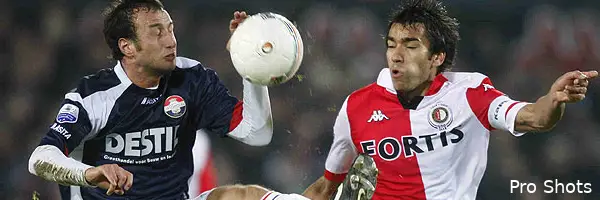 Feyenoord in slotseconde naast Willem II