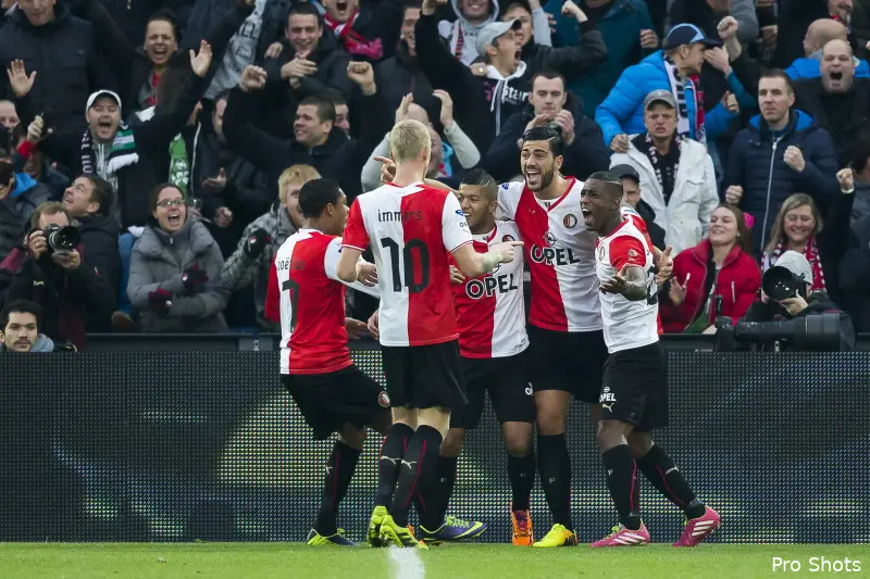 Feyenoord nu vierde op de ranglijst