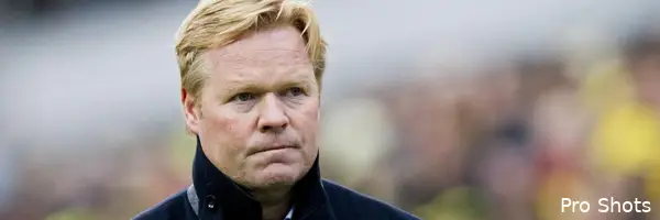 Kleedkamer blijft voorlopig dicht, Koeman in gesprek met selectie
