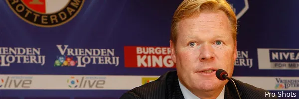 Koeman: 'Wat mij betreft blijven ze dit seizoen bij Feyenoord'
