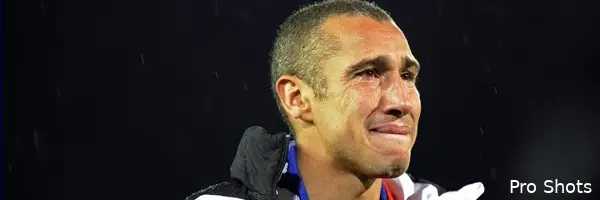 Henke Larsson op stage bij Feyenoord