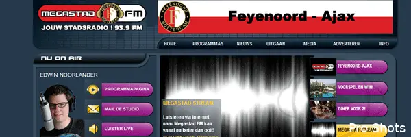 Megastad FM nieuwe radiopartner Feyenoord