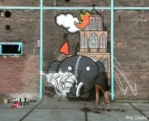 FOTO'S | Graffiti-oorlog losgebarsten voor bekerfinale