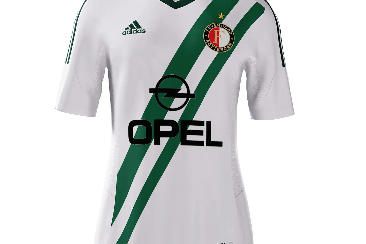 Nieuw thuisshirt op eerste training; uitshirt op Open Dag