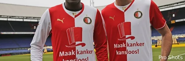 Feyenoord in unieke shirts tegen Excelsior