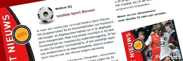 Stadion Sport nieuws komt met nieuwe service