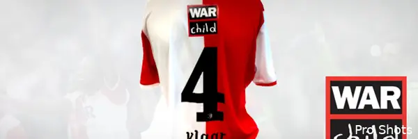 War Child op de rug van Feyenoord