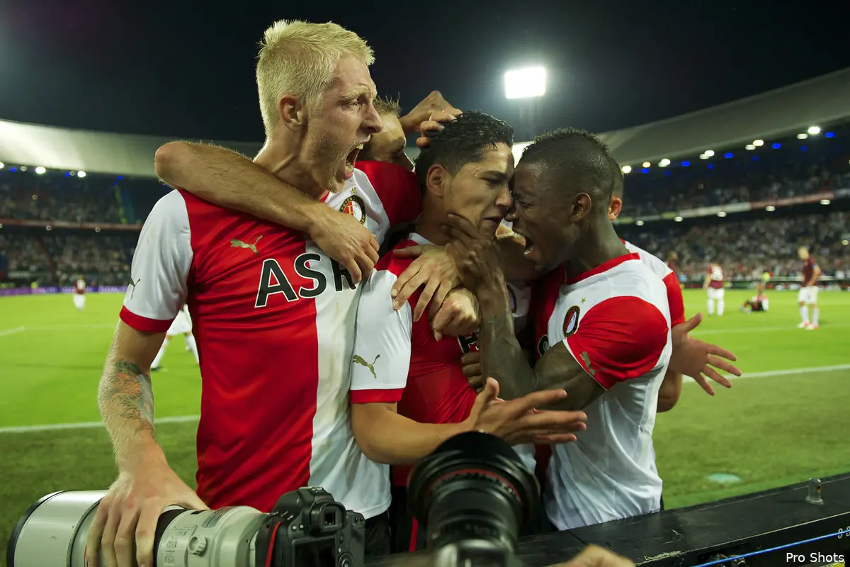 Feyenoord knokt zich knap terug en speelt gelijk