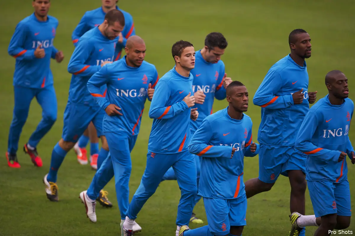 Ruben Schaken geniet bij Oranje