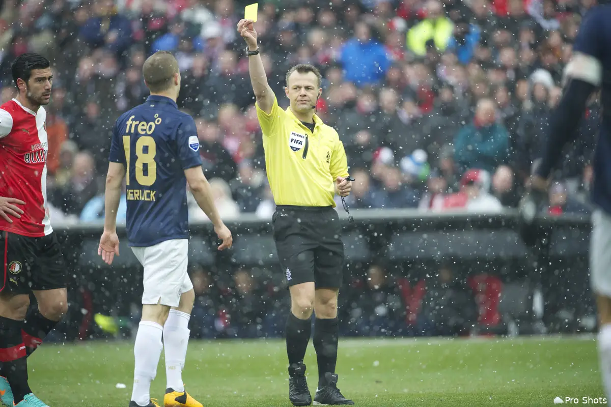 Bjorn Kuipers fluit Feyenoord - FC Utrecht