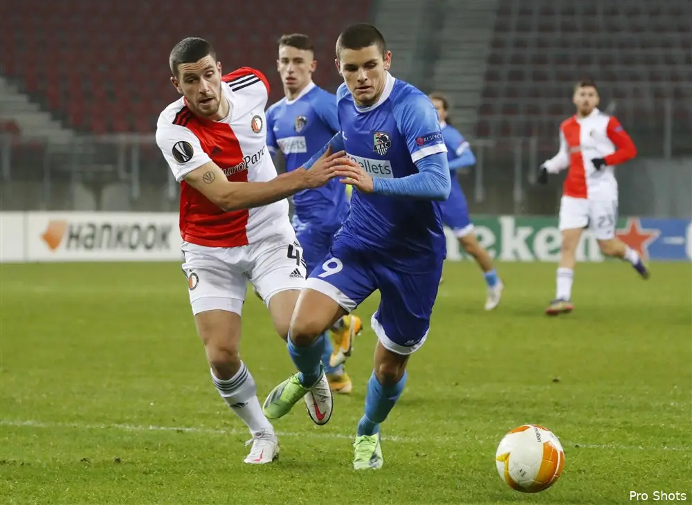 Europa League: Feyenoord eindigt op plek drie