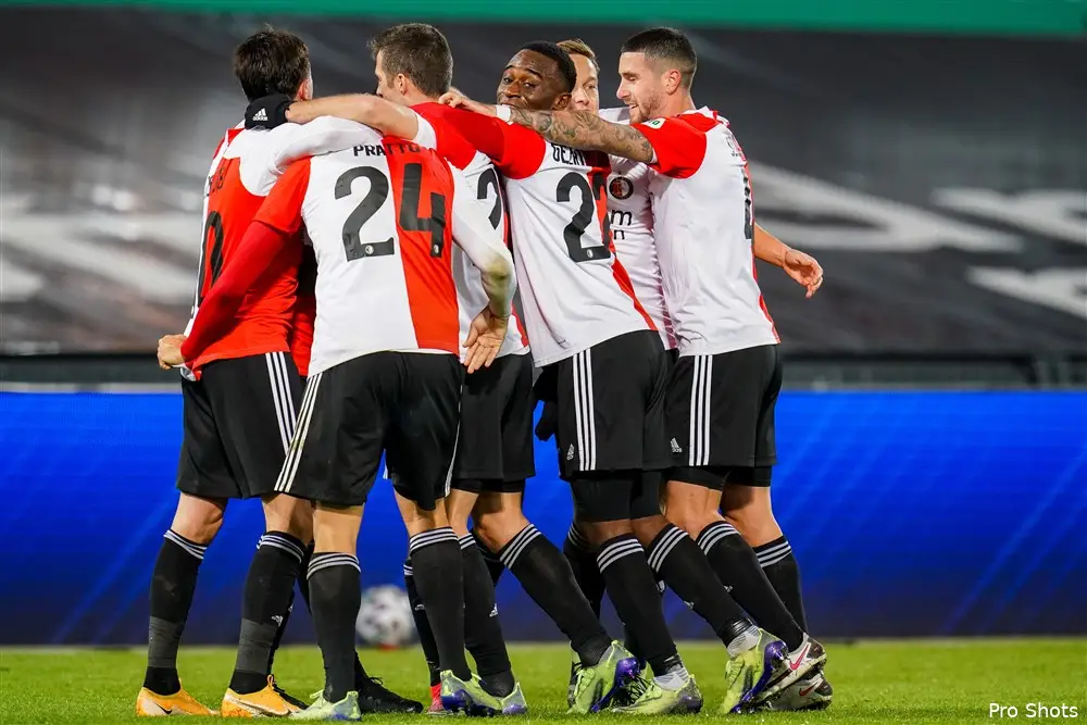 Feyenoord tweede na moeizame zege op PEC Zwolle