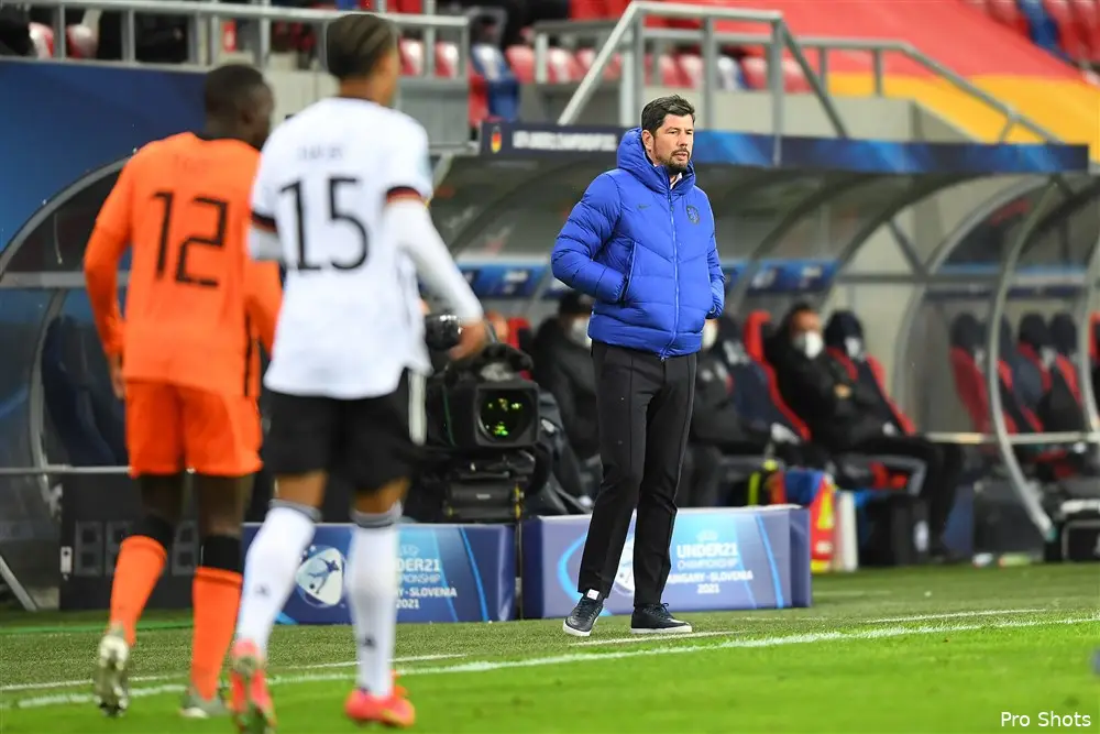 Jong Oranje speelt opnieuw gelijk zonder Feyenoorders