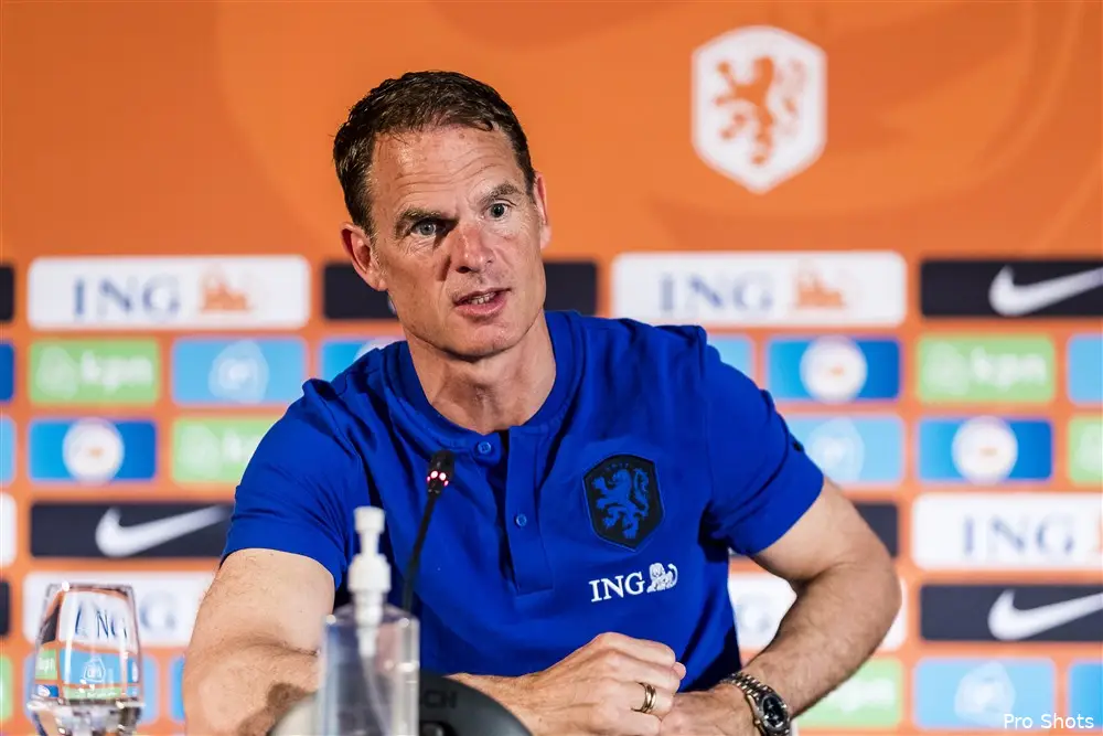De Boer over Bijlow: ''Op dit moment geen optie''