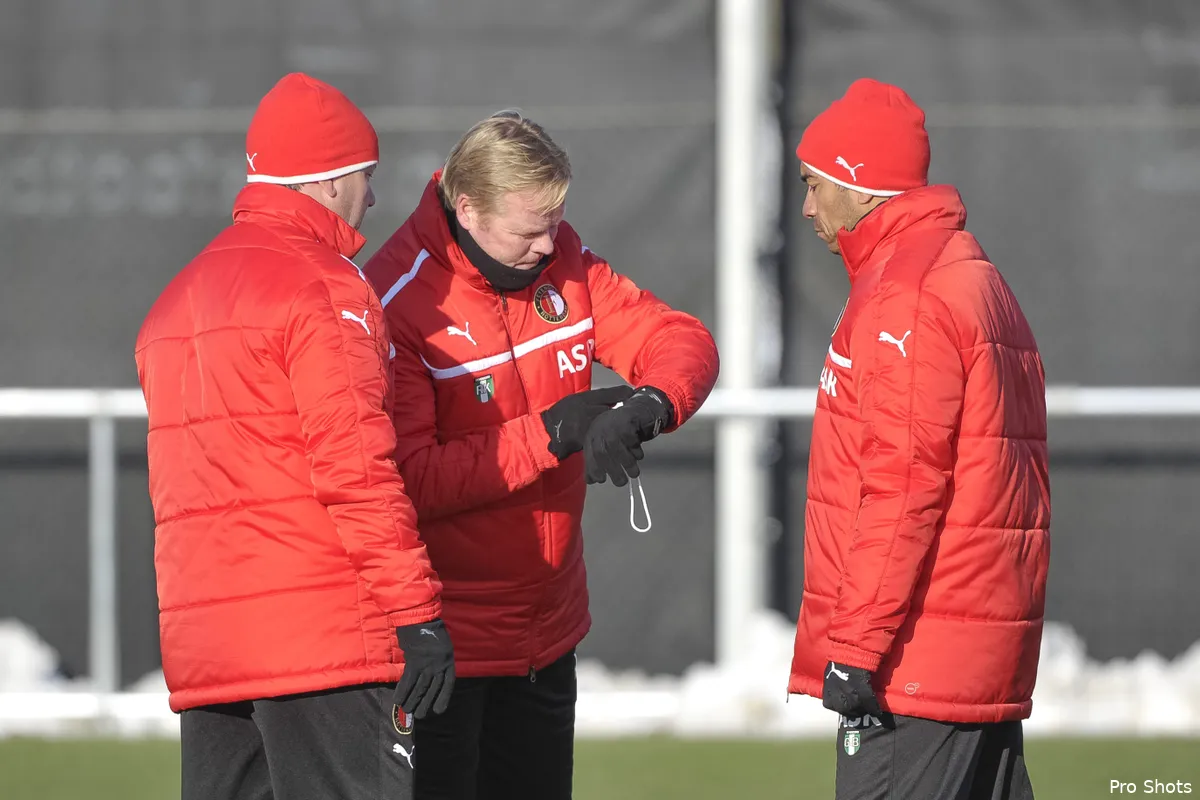 Groningse sportstudenten leren van Koeman in De Kuip